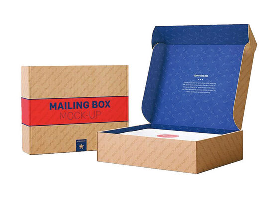Corrugated paper mailer boxes