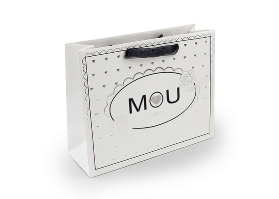 Good price Fashion Custom Printed Shopping Bags With Ribbon Handles CE Certification online