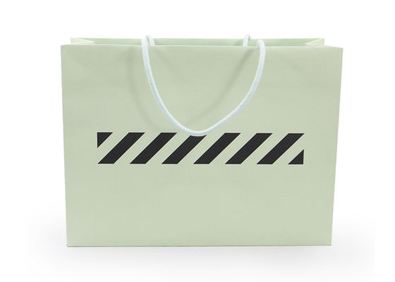 Good price Green Recyclable Personalised Paper Bags , Kraft Paper Bags With Handles online