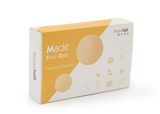 Good price Sweet Bakery Packaging Bags , Cardboard Cupcake Boxes With Pvc Window online