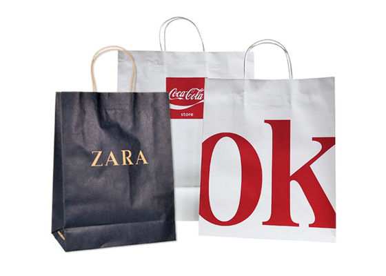 Eco Friendly Kraft Paper Shopping Bags