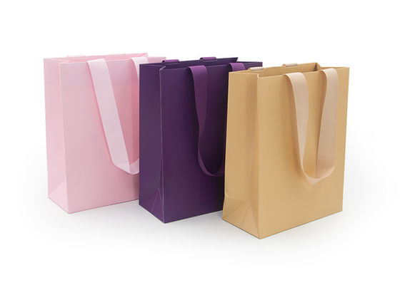 Good price Sustainable Colorful Present Paper Bag , Personalized Paper Candy Bags online