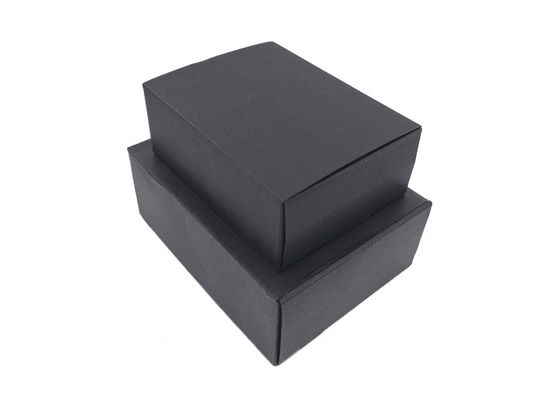 Good price Natural Kraft Paper Black Cardboard Shipping Boxes With Tray For Gift online