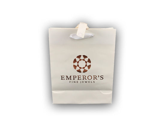 Good price Recyclable Present Paper Bag , Extra Large White Gift Bags Hot Stamp Logo online