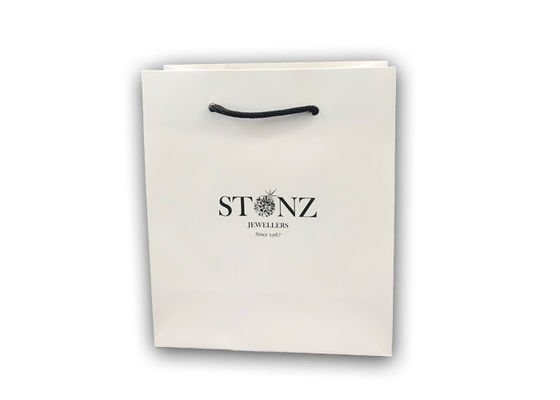Good price Luxury Recycled Kraft Jewelry Shopping Bags Customized Logo Printing online
