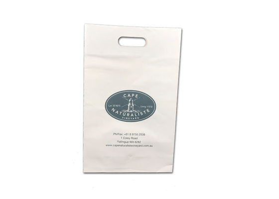 Good price White Recyclable Wine Gift Box Packaging With Die Cut Handle Embossing Logo online