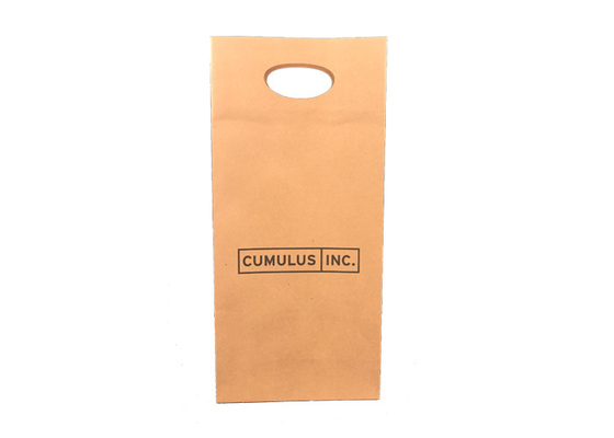 Good price Brown Biodegradable Single Wine Bottle Cardboard Box Eco - Friendly Design online
