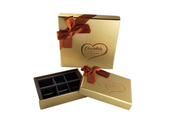 Good price Luxury Chocolate Presentation Boxes / Empty Christmas Chocolate Boxes online