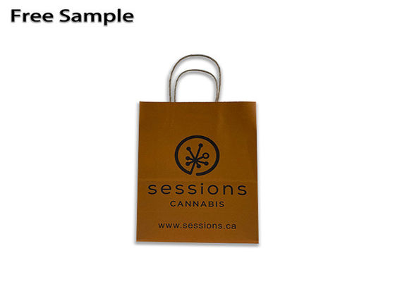Good price FSC Flat Bottom Pantone CMYK Recycled Paper Shopping Bags online