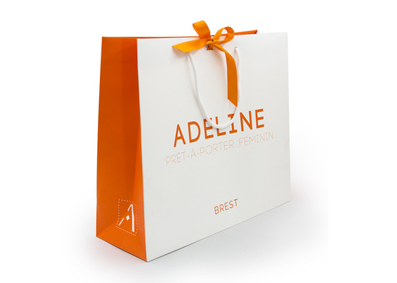 Good price Resealable Personalised Paper Bags / Coloured Paper Bags With Handles online