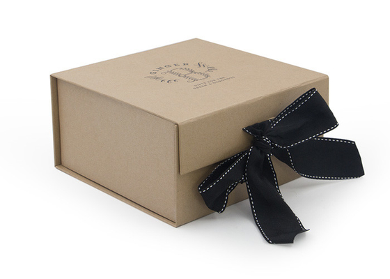 Good price Kraft Paper Collapsible Gift Boxes , Paper Folding Gift Box OEM Service online