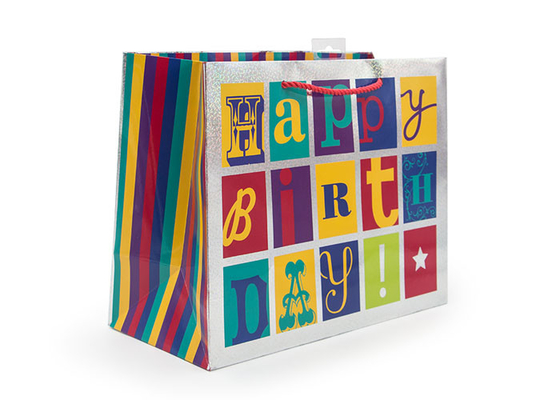 Good price Boutique Extra Large Gift Wrap Bags Sandblasting Alphabet Eco - Friendly online