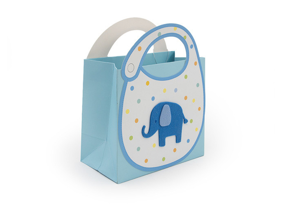 Good price Cute Handmade Paper Gift Bags Unique Elephant Design With Paper Handle online