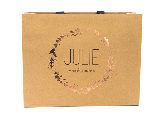 Good price Elegant Sustainable Eco Paper Packaging , Custom Gift Bags With Logo online