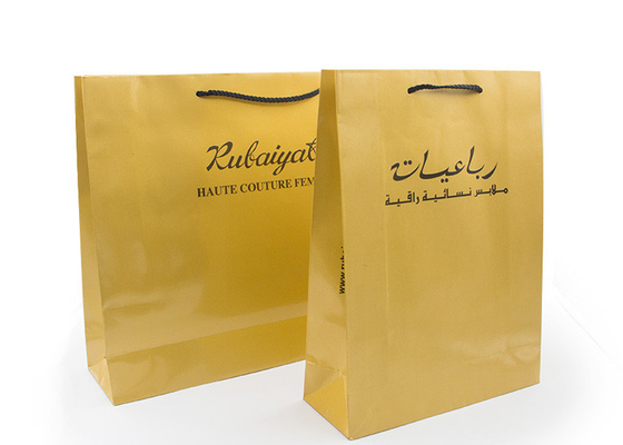 Good price Eco Friendly Reusable Personalised Paper Bags , Small Brown Paper Gift Bags online
