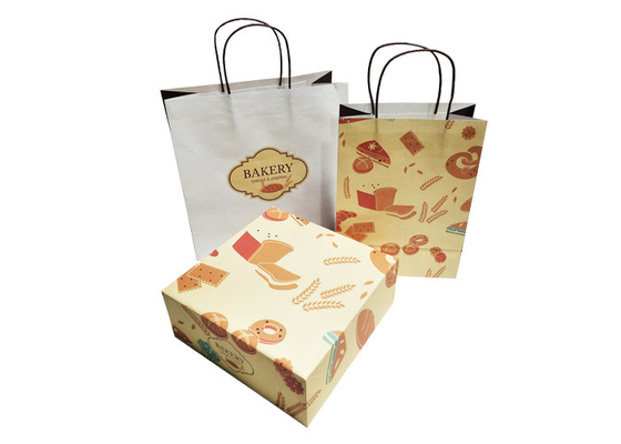 Good price Food Grade Bakery Snack Cake Packaging white Kraft Bread Paper Bag online