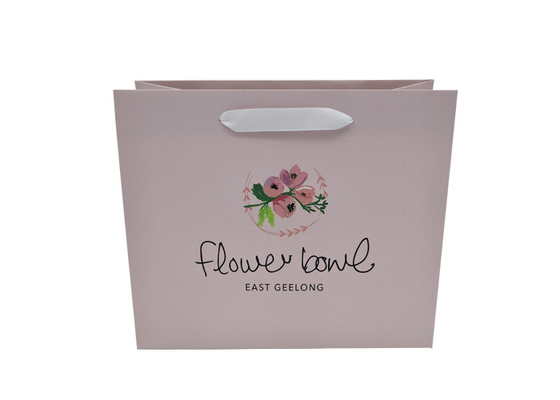 Good price Elegant  flower Style Custom Printed Personalised Paper Gift Bags with Handles online