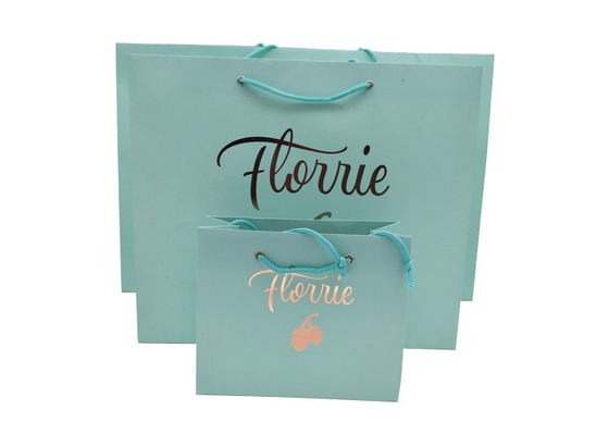 Good price Foil-Stamping logo custom personalised paper bags for jewelry packaging online