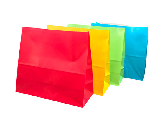 Good price Colorful Bakery Packaging Bags / Food Grade Paper Bags Customized Size online