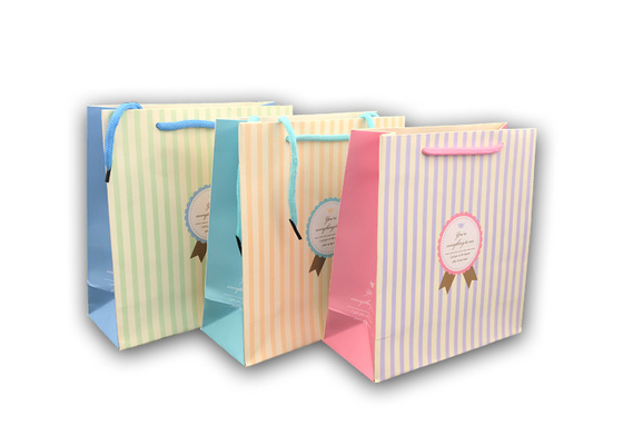 Good price Cute Fancy Small Brown Gift Bags With Handles Fashionable Appearance online