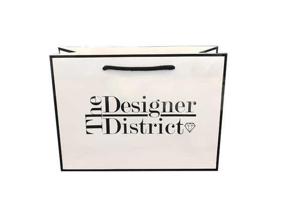 Good price Fancy Elegant Present Paper Bag , Large White Paper Gift Bags For Jewelry online