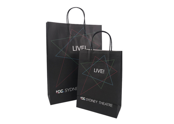 Good price Black Protective Biodegradable Paper Packaging Bags Professional Design online