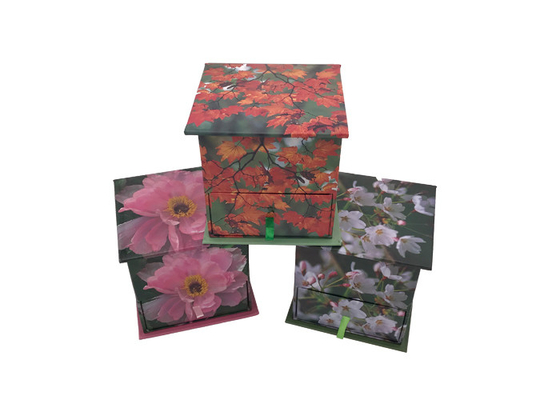 Good price custom printing 2 layers drawer luxury paper gift box packaging with magnet online