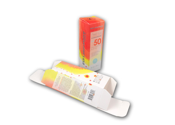 Good price Empty Skin Care / Cosmetic Box Packaging Fancy 350 Gsm Paper Material online
