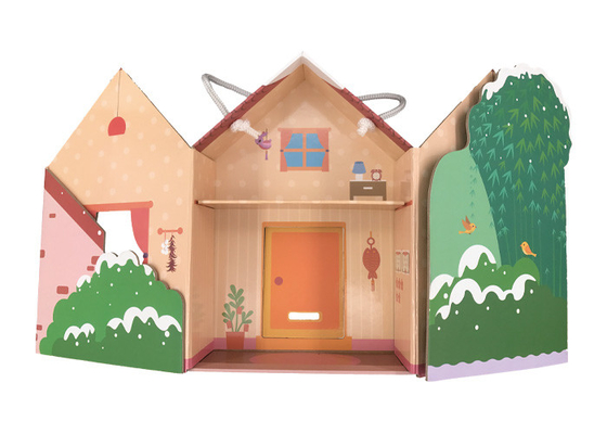 Good price Romantic Paper Gift Packaging Box / Cardboard House Shaped Gift Box online