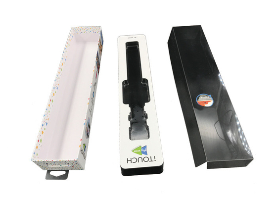 Good price Elegant Hook Rigid Kraft Cardboard Gift Boxes With Tray CE Certification online