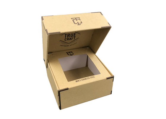 Good price Natural Brown Decorative Cardboard Gift Boxes CE Certification Eco - Friendly online