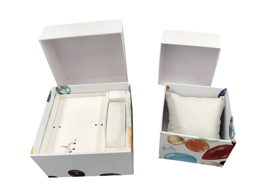 Good price White Sustainable Paper Gift Packaging Box / Personalized Mens Watch Box online