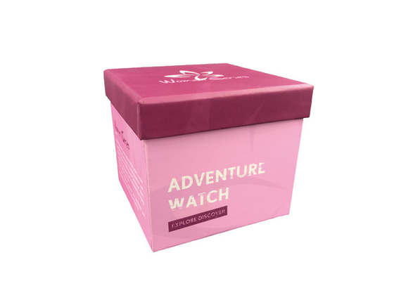 Good price Pink Reusable Paper Gift Packaging Box Fashionable Looking Eco - Friendly online