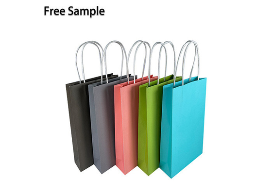 Good price Sustainable C2S CMYK 350g Present Paper Bag With Handle online