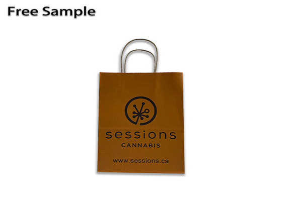 Good price FSC Flat Bottom Pantone CMYK Recycled Paper Shopping Bags online
